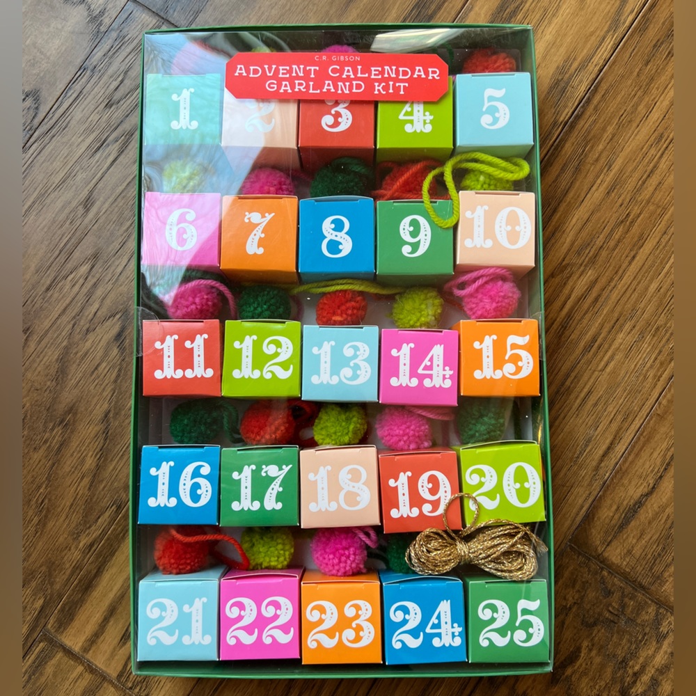 Advent Calendar Garland Kit